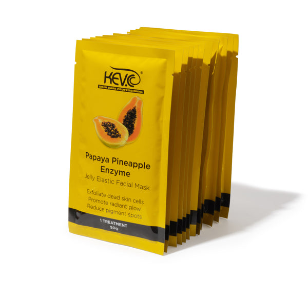 Papaya Pineapple Enzyme Elastic Jelly Mask Packets – KEV.C SKIN CARE